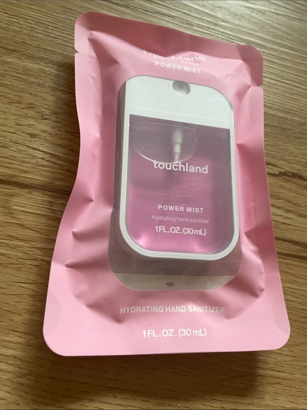 Touchland Berry Bliss Power Mist Hydrating Hand Sanitizer - Pink